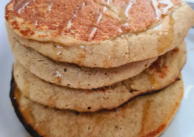 Langkah Mudah untuk Membuat Banana oat pancake, Menggugah Selera