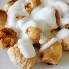 Turkish Style Dumplings with Puff Pastry A picture of Turkish Style Dumplings with Puff Pastry.