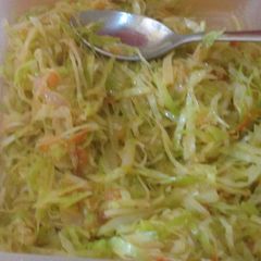 A picture of Steamed cabbage.