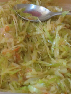 A picture of Steamed cabbage.