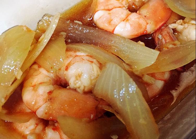 Resep Udang saus tiram Jadi, tidak cukup satu