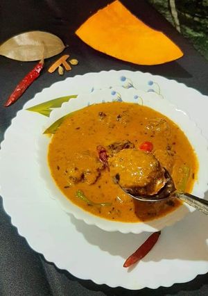 মিষ্টি  কুমড়োর কোপ্তা কারি রেসিপির প্রধান ছবি