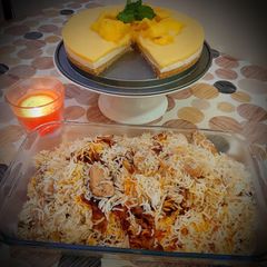 A picture of Chicken Pilao.