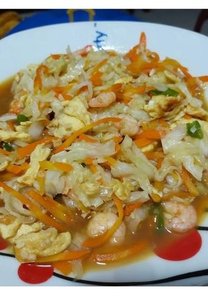 Foto resep Orak-arik kubis telur