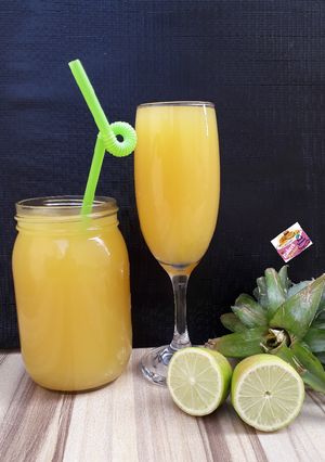 A picture of Pineapple Ginger and Lemon Juice.