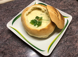 Sajtkrémleves recept fotója