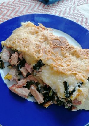 Une photo de Lasagnes aux blettes et au jambon