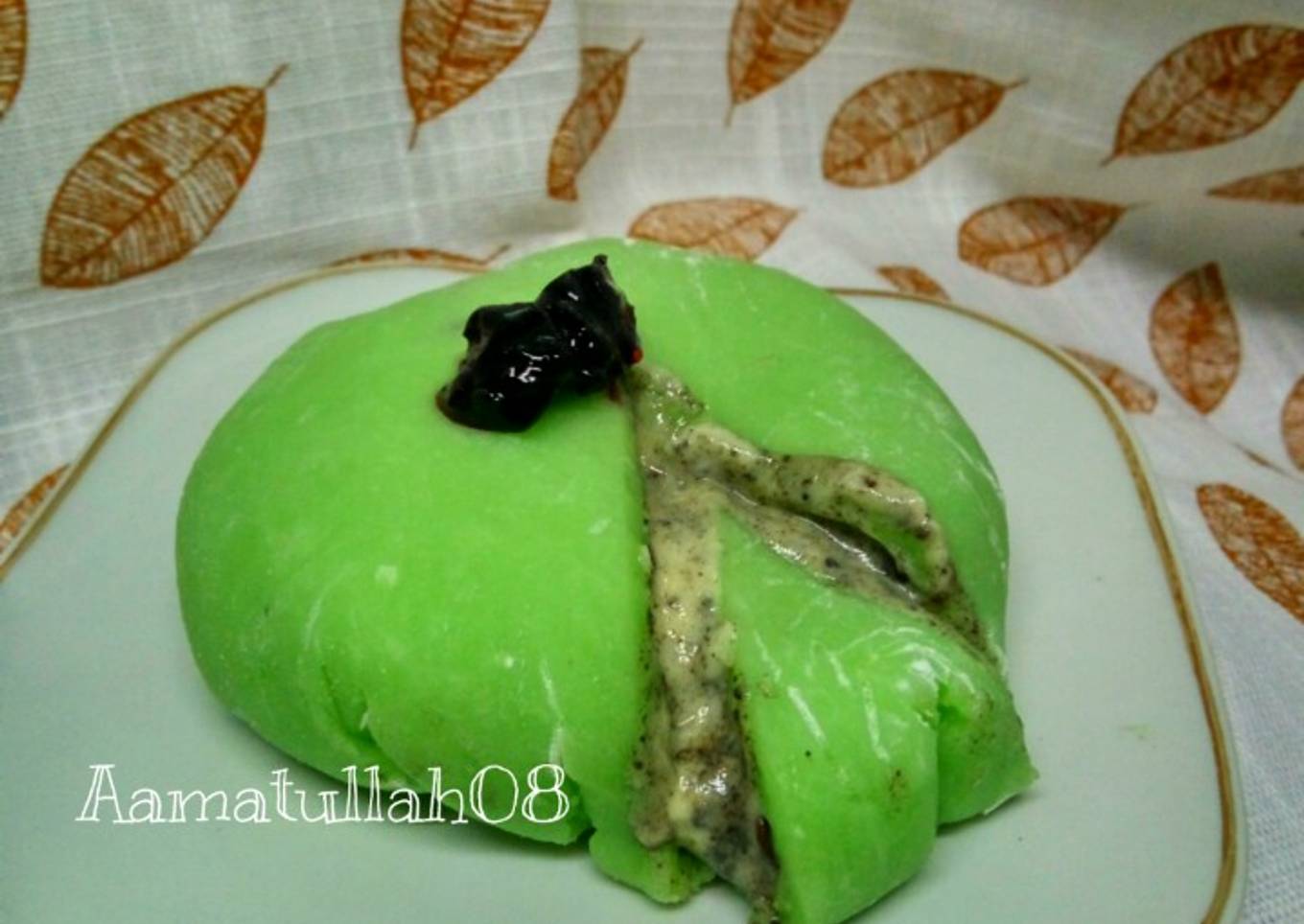 Resep Mochi ice green