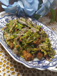Foto resep Balado hijau ikan bilih campur tempe