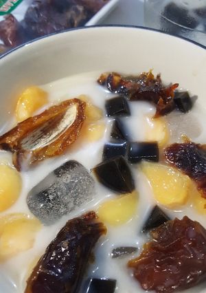 Foto resep Es Kurma Cincau Blewah