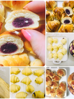 Hình của món Bánh mì khoai lang tým lịm tìm sym.