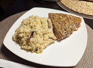 Una foto de Risotto de Shiitake