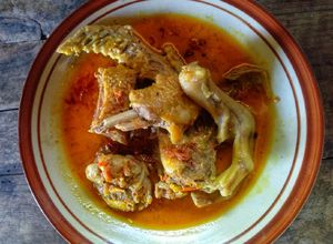Foto resep Enthok Pedas Kuah Santan