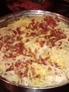 A picture of Creamy chicken spaghetti.