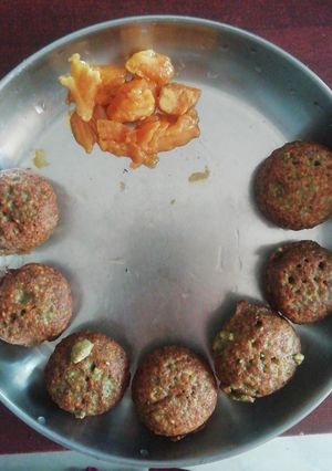 A picture of GreenMoongdal/pesarat kuzhipaniyaram பச்சைபயறு குழிபணியாரம்.