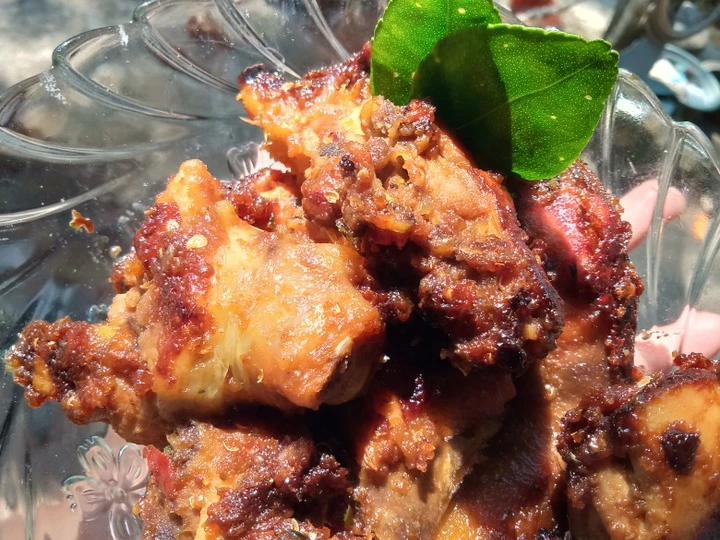Cara Mudah Menyiapkan Resep Ayam bakar pedas manis teflon yang Sempurna Anti Ribet, Mantap