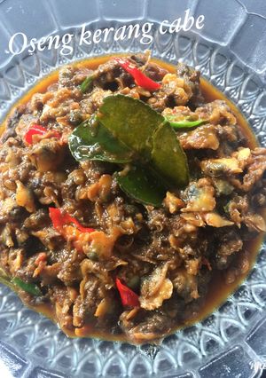 Foto resep Oseng kerang cabe