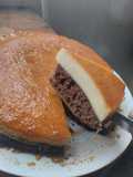 Chocoflan a baño María