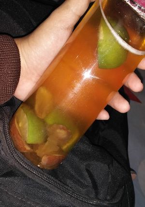 Foto resep Infused water jeruk nipis dan kurma #jsr