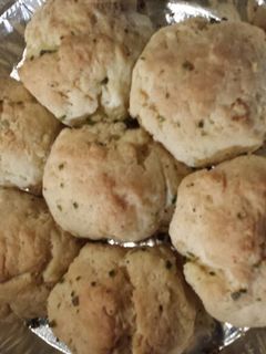 A picture of Garlic & cream cheese balls.