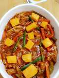 Chicken veggies Stir fry with Mango  #mangomasti