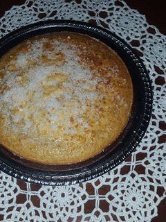 Una foto de Bizcocho de coco proteico