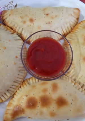 A picture of Italian Veg Calzone.