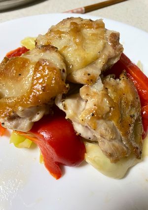 雞腿🍗高麗菜 的食譜成品照片