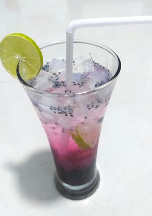 Foto resep Es Soda Anggur Jeruk Nipis