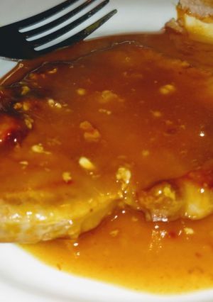Una foto de Costeletas de cerdo con salsa agridulce
