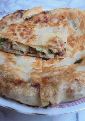 蔥肉餅 的食譜成品照片