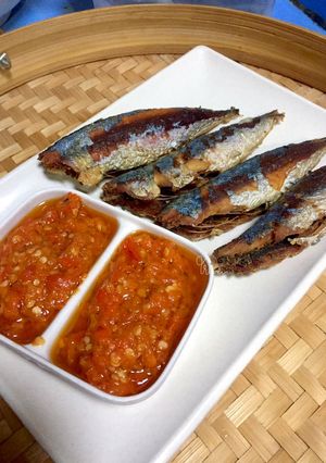 Foto resep Pindang Cue dan Sambal Bawang 🐟💥