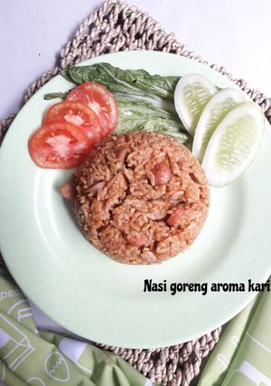 Foto resep Nasi goreng aroma kari