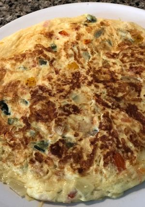 Una foto de Tortilla con vegetales