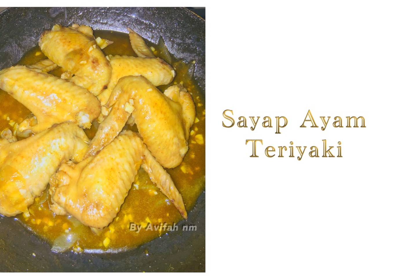 Sayap Ayam Teriyaki 🥘