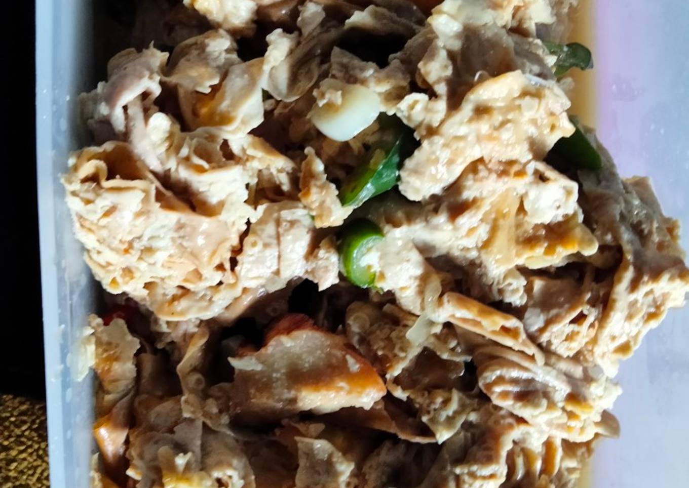 Tumis kerak tahu