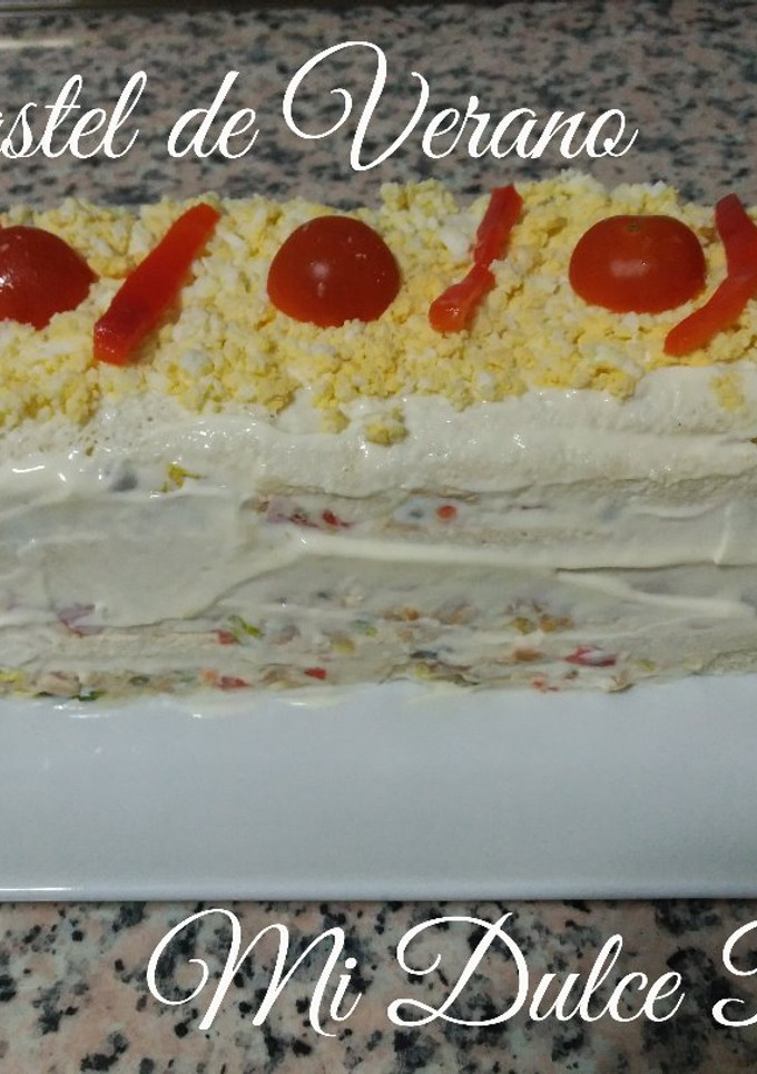 Una foto de Pastel de verano