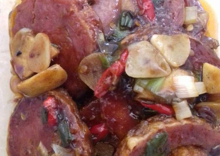 Resep Rolade saus tiram Anti Gagal