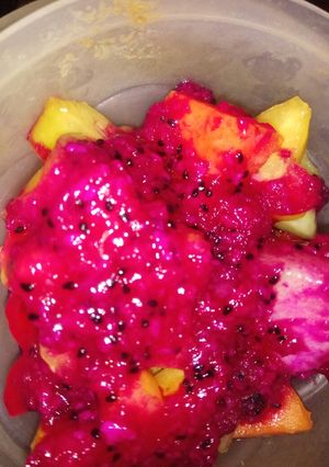 Foto resep Fruit Salad with dragon sauce