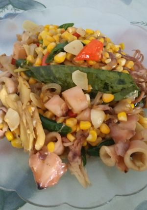 Foto resep Cumi jagung