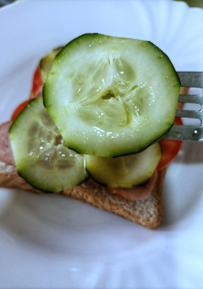 A picture of Pickled cucumbers.