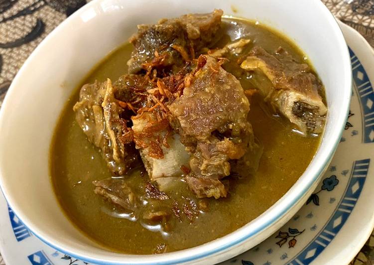 Sup kacang hijau bumbu rempah