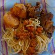 Estofado con fideo