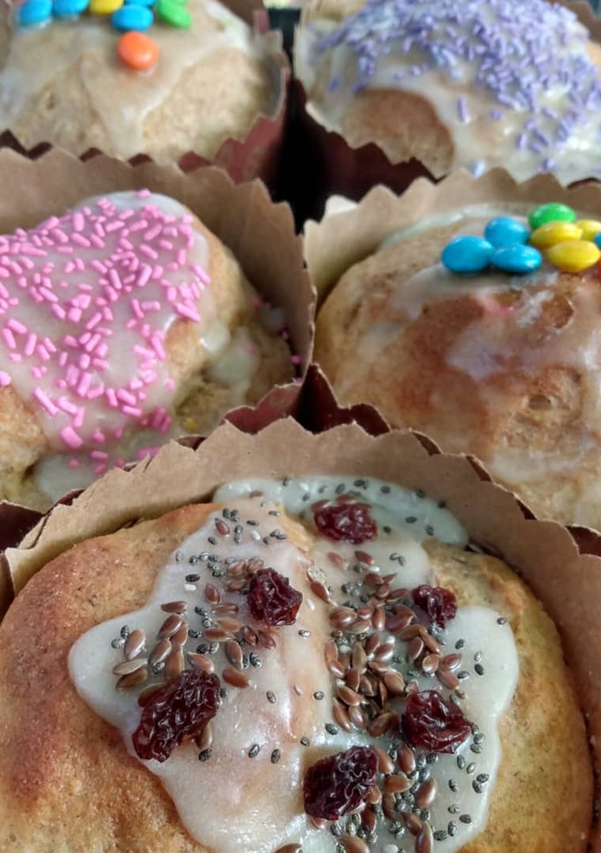 Una foto de Pan dulce integral