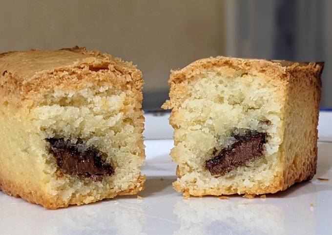 Financiers coeurs Nutella