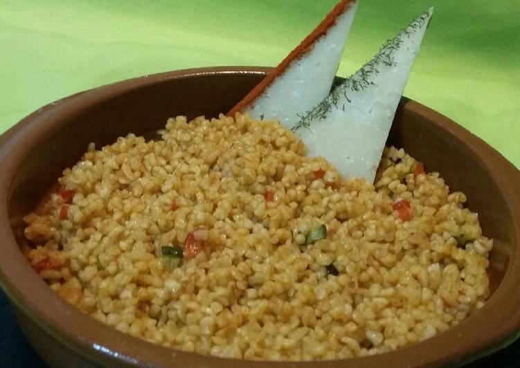 Bulgur pilavi Receta de Disfruta cocinando con Fernando - Cookpad