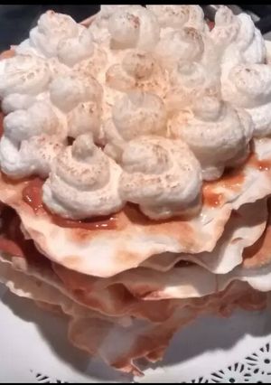 Una foto de Torta rogel casera