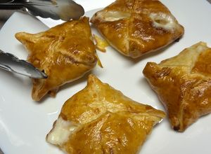 Une photo de Mini feuilletés mozza dinde au Airfryer