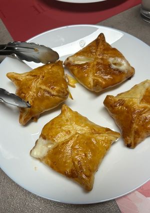 Une photo de Mini feuilletés mozza dinde au Airfryer