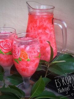 Foto resep Es Kopyor Nutrijel Selasih